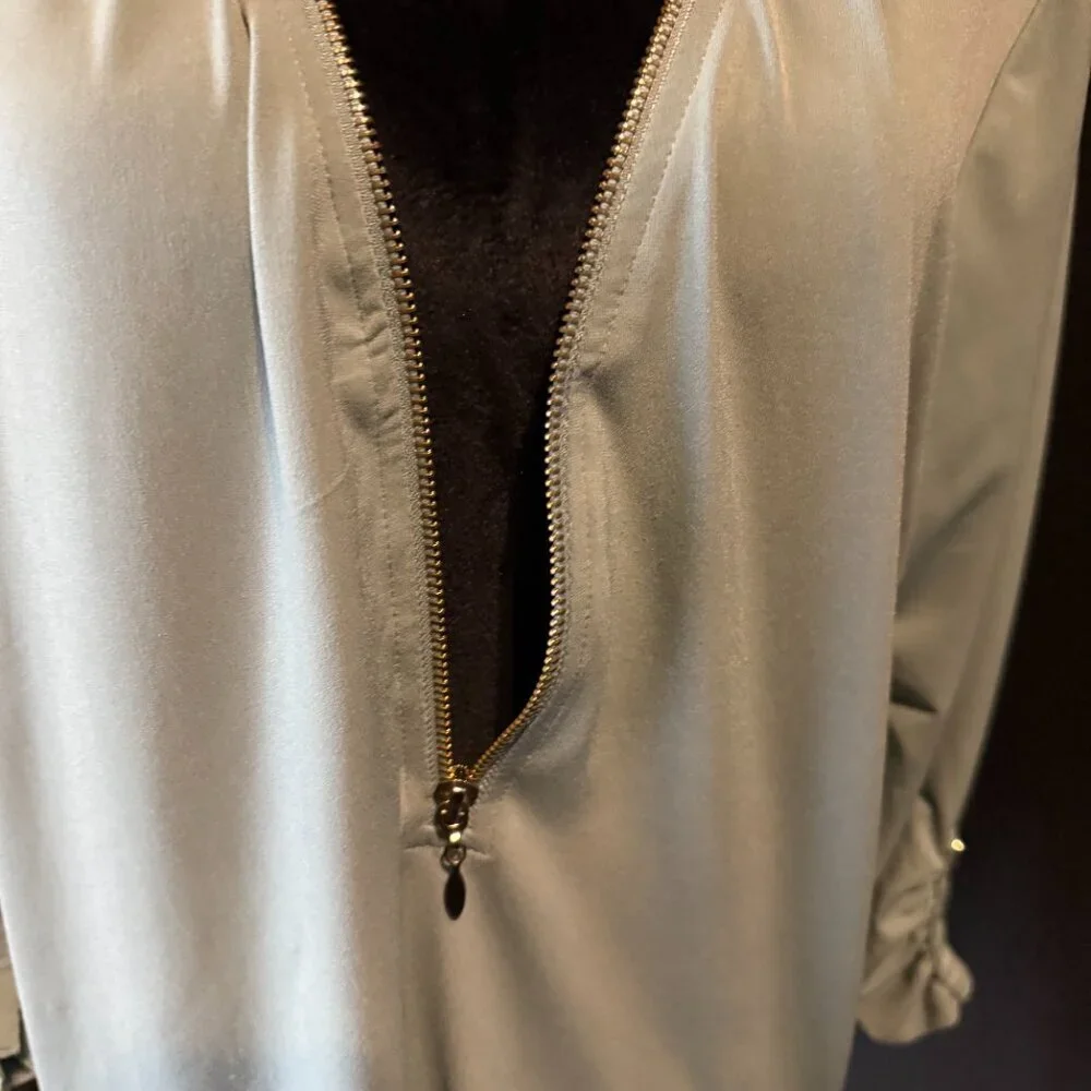 Green XL Zenana Blouse - Picture 2 of 4